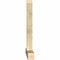 Ekena Millwork Portland Rough Sawn Timber Gable Bracket, Douglas Fir, 108"W x 58"H x 6"D x 6"F, 13/12 Pitch GBW108X58X0606POR00RDF - alternate 2